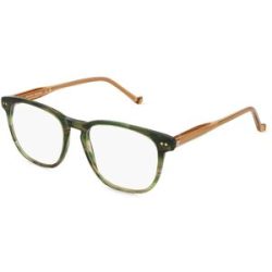Design Eyewear Group Germany GmbH Hackett HE 304 Unisex-Brille inkl. Gläser Vollrand Quadratisch Acetat-Gestell 50/17/145, Grün