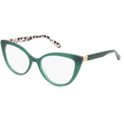 Safilo GmbH Moschino MOL500 Damen-Brille inkl. Gläser Vollrand Cat Eye Acetat-Gestell 54/17/140, Grün