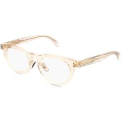 Luxottica Fashion Brillen Vertriebs GmbH Moncler ME2004D Unisex-Brille inkl. Gläser Vollrand Panto Acetat-Gestell 50/21/145, Beige