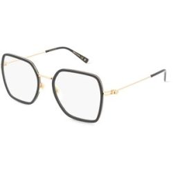 Kering Eyewear Spa Gucci GG1850O Unisex-Brille inkl. Gläser Vollrand Eckig Kunststoff-Gestell 51/19/145, Schwarz