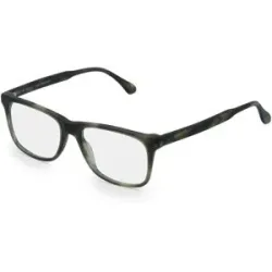 C&S CO. LTD. Fielmann ABC 042 CL Herren-Brille inkl. Gläser Vollrand Quadratisch Acetat-Gestell 53/17/140, Grün