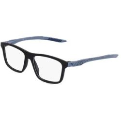 Kering Eyewear Spa Puma PU0394O Unisex-Brille inkl. Gläser Vollrand Quadratisch Kunststoff-Gestell 57/16/145, Schwarz