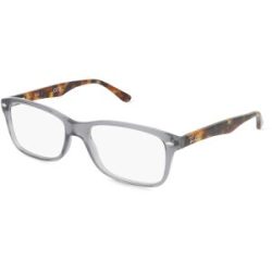Luxottica Fashion Brillen Vertriebs GmbH Ray-Ban RX5228 Damen-Brille inkl. Gläser Vollrand Quadratisch Acetat-Gestell 50/17/140, Grau