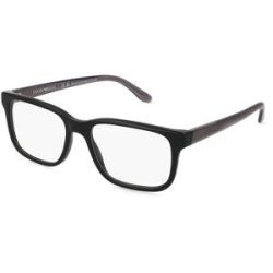 Luxottica Fashion Brillen Vertriebs GmbH Emporio Armani 0EA3218 Herren-Brille inkl. Gläser Vollrand Quadratisch Acetat-Gestell 53/17/145, Schwarz