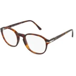 Luxottica Fashion Brillen Vertriebs GmbH Persol 0PO3343V Unisex-Brille inkl. Gläser Vollrand Panto Acetat-Gestell 51/21/145, Havanna