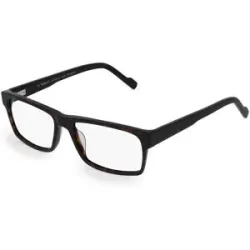 Design Eyewear Group Germany GmbH Fielmann 2155 FLEX CL Herren-Brille inkl. Gläser Vollrand Quadratisch Acetat-Gestell 54/16/140, Havanna