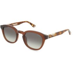 DE RIGO Vision D.A.CH. GmbH Police SPLL82 Herren-Sonnenbrille Vollrand Quadratisch Acetat-Gestell, Braun