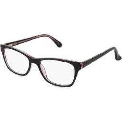 C&S CO. LTD. Fielmann ABC 089 FLEX CL SONIA Damen-Brille inkl. Gläser Vollrand Quadratisch Acetat-Gestell 52/17/140, Schwarz