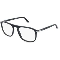 Luxottica Fashion Brillen Vertriebs GmbH Persol PO3392V Unisex-Brille inkl. Gläser Vollrand Quadratisch Acetat-Gestell 54/19/145, Schwarz