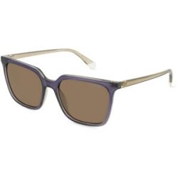 Safilo GmbH Polaroid PLD 4163/S Damen-Sonnenbrille Vollrand Quadratisch Kunststoff-Gestell, Lila