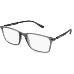 Luxottica Fashion Brillen Vertriebs GmbH Emporio Armani 0EA3237 Herren-Brille inkl. Gläser Vollrand Quadratisch Kunststoff-Gestell 55/18/145, Schwarz