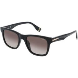 DE RIGO Vision D.A.CH. GmbH Police SPLU68 Herren-Sonnenbrille Vollrand Quadratisch Kunststoff-Gestell, Schwarz