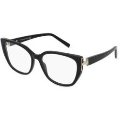 Marcolin Deutschland GmbH Tod's TO5279 Unisex-Brille inkl. Gläser Vollrand Cat Eye Kunststoff-Gestell 54/16/140, Schwarz