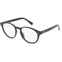 Safilo GmbH Chiara Ferragni CF 1015 Damen-Brille inkl. Gläser Vollrand Panto Kunststoff-Gestell 50/18/140, Schwarz