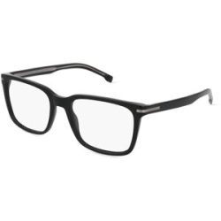 Safilo SpA Boss 1602 Herren-Brille inkl. Gläser Vollrand Quadratisch Acetat-Gestell 55/19/145, Schwarz