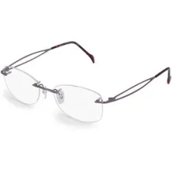 Stepper Eyewear LTD. Fielmann COMFORT 061 CL Damen-Brille inkl. Gläser Randlos Quadratisch Titan-Gestell 52/17/140, Pink