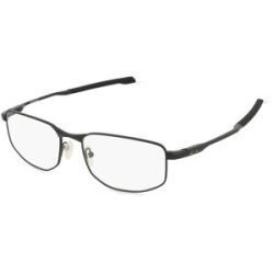 Luxottica Fashion Brillen Vertriebs GmbH Oakley OX3012 ADDAMS Herren-Brille inkl. Gläser Vollrand Quadratisch Acetat-Gestell 56/17/140, Schwarz