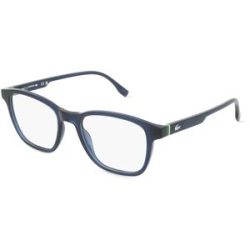 Marchon Germany GmbH Lacoste L2949 Unisex-Brille inkl. Gläser Vollrand Quadratisch Propionat-Gestell 52/19/145, Blau