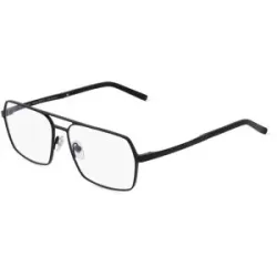 Optic Prima Co., Ltd. Fielmann TAKUMI 2005 CL Herren-Brille inkl. Gläser Vollrand Quadratisch Titan-Gestell 56/15/140, Schwarz