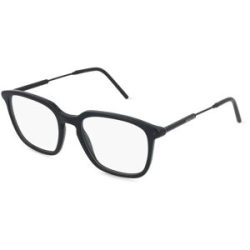 Luxottica Fashion Brillen Vertriebs GmbH Moncler ME2012 Unisex-Brille inkl. Gläser Vollrand Panto Acetat-Gestell 53/20/145, Schwarz