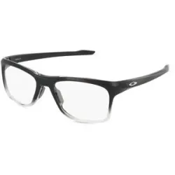 Luxottica Fashion Brillen Vertriebs GmbH Oakley OX8144 KNOLLS Herren-Brille inkl. Gläser Vollrand Quadratisch Kunststoff-Gestell 55/18/143, Schwarz
