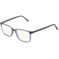 NEWAY Killine (Macao Commercial Offshore) Lt Fielmann JIL 006 BL Herren-Blaulichtfilterbrille ohne Sehstärke Vollrand Quadratisch Propionat-Gestell, Blau