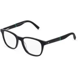Safilo SpA Tommy Hilfiger TH1907 Herren-Brille inkl. Gläser Vollrand Quadratisch Kunststoff-Gestell 51/18/140, Schwarz