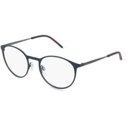 Safilo SpA Tommy Hilfiger TH 2334 Herren-Brille inkl. Gläser Vollrand Panto Edelstahl-Gestell 51/20/140, Blau
