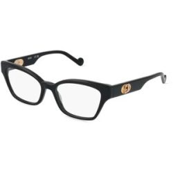 Marchon Germany GmbH Liu Jo LJ2779 Unisex-Brille inkl. Gläser Vollrand Butterfly Acetat-Gestell 52/17/140, Schwarz