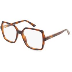 Marchon Germany GmbH Calvin Klein CK25547 Damen-Brille inkl. Gläser Vollrand Eckig Kunststoff-Gestell 54/17/145, Havanna