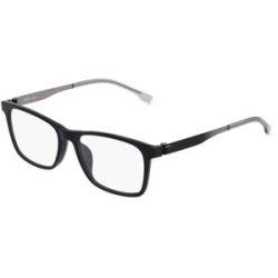 Safilo GmbH Boss 1343/F Herren-Brille inkl. Gläser Vollrand Quadratisch Acetat-Gestell 54/17/145, Schwarz