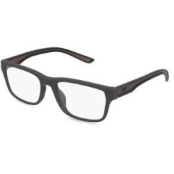 Luxottica Fashion Brillen Vertriebs GmbH Emporio Armani EA3276U Herren-Brille inkl. Gläser Vollrand Quadratisch Kunststoff-Gestell 56/18/145, Braun