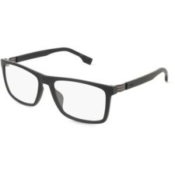 Safilo SpA Boss 1701/G Herren-Brille inkl. Gläser Vollrand Eckig Kunststoff-Gestell 57/17/150, Schwarz