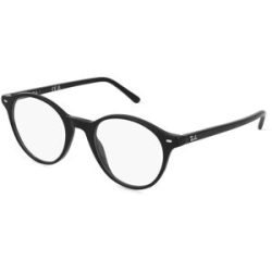 Luxottica Fashion Brillen Vertriebs GmbH Ray-Ban 0RX5430 BERNARD Unisex-Brille inkl. Gläser Vollrand Panto Acetat-Gestell 49/21/145, Schwarz