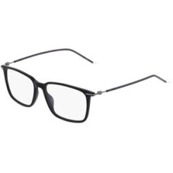 Safilo GmbH Boss 1372 Herren-Brille inkl. Gläser Vollrand Quadratisch Acetat-Gestell 55/16/145, Schwarz
