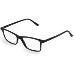 Icare Fielmann IC 009 CL Herren-Brille inkl. Gläser Vollrand Quadratisch Acetat-Gestell 55/17/130, Havanna