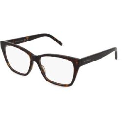 Thélios Givenchy GV50061I Damen-Brille inkl. Gläser Vollrand Cat Eye Acetat-Gestell 55/14/145, Havanna