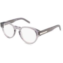 Thélios Givenchy GV50063I Herren-Brille inkl. Gläser Vollrand Rund Acetat-Gestell 49/21/145, Grau