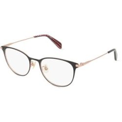 Safilo GmbH Kate Spade LEILANI/F Damen-Brille inkl. Gläser Vollrand Panto Titan-Gestell 49/18/140, Schwarz