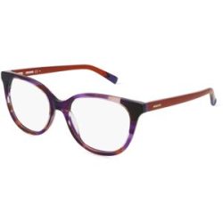 Safilo GmbH Missoni 0100 Damen-Brille inkl. Gläser Vollrand Cat Eye Acetat-Gestell 53/17/145, Schwarz