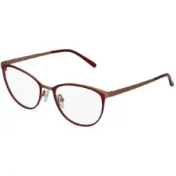 Xiamen Careyou Optical Co., Ltd Fielmann CY 009 CL Damen-Brille inkl. Gläser Vollrand Butterfly Edelstahl-Gestell 52/18/135, Pink