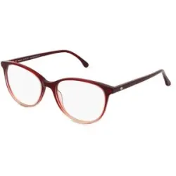 Wenzhou Lanson International Co., Ltd. Fielmann LN 047 RN Damen-Brille inkl. Gläser Vollrand Butterfly Acetat-Gestell 53/16/140, Rot