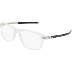Luxottica Fashion Brillen Vertriebs GmbH Oakley OX8166 Herren-Brille inkl. Gläser Vollrand Quadratisch Kunststoff-Gestell 54/16/140, Weiß