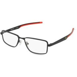 Luxottica Fashion Brillen Vertriebs GmbH Scuderia Ferrari 0FZ7004 Herren-Brille inkl. Gläser Vollrand Quadratisch Metall-Gestell 55/16/145, Schwarz