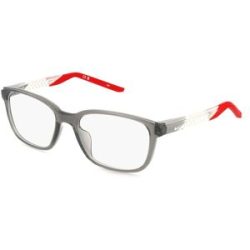Marchon Germany GmbH Nike 7278 Unisex-Brille inkl. Gläser Vollrand Quadratisch Kunststoff-Gestell 55/18/145, Grau