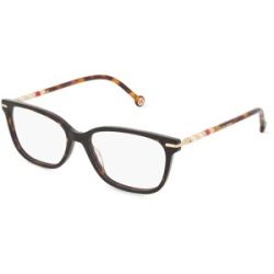 Safilo GmbH Carolina Herrera 0097 Damen-Brille inkl. Gläser Vollrand Quadratisch Acetat-Gestell 54/16/145, Braun