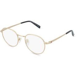 Safilo GmbH Tommy Hilfiger TH 2222 Damen-Brille inkl. Gläser Vollrand Panto Metall-Gestell 49/20/145, Gold