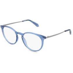 Safilo GmbH Polaroid PLD D617 Herren-Brille inkl. Gläser Vollrand Panto Kunststoff-Gestell 50/19/145, Blau