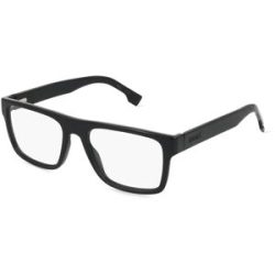 Safilo GmbH Boss 1652 Herren-Brille inkl. Gläser Vollrand Quadratisch Kunststoff-Gestell 53/18/145, Schwarz