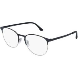 Luxottica Fashion Brillen Vertriebs GmbH Ray-Ban RX6375 Unisex-Brille inkl. Gläser Vollrand Panto Metall-Gestell 51/18/145, Schwarz